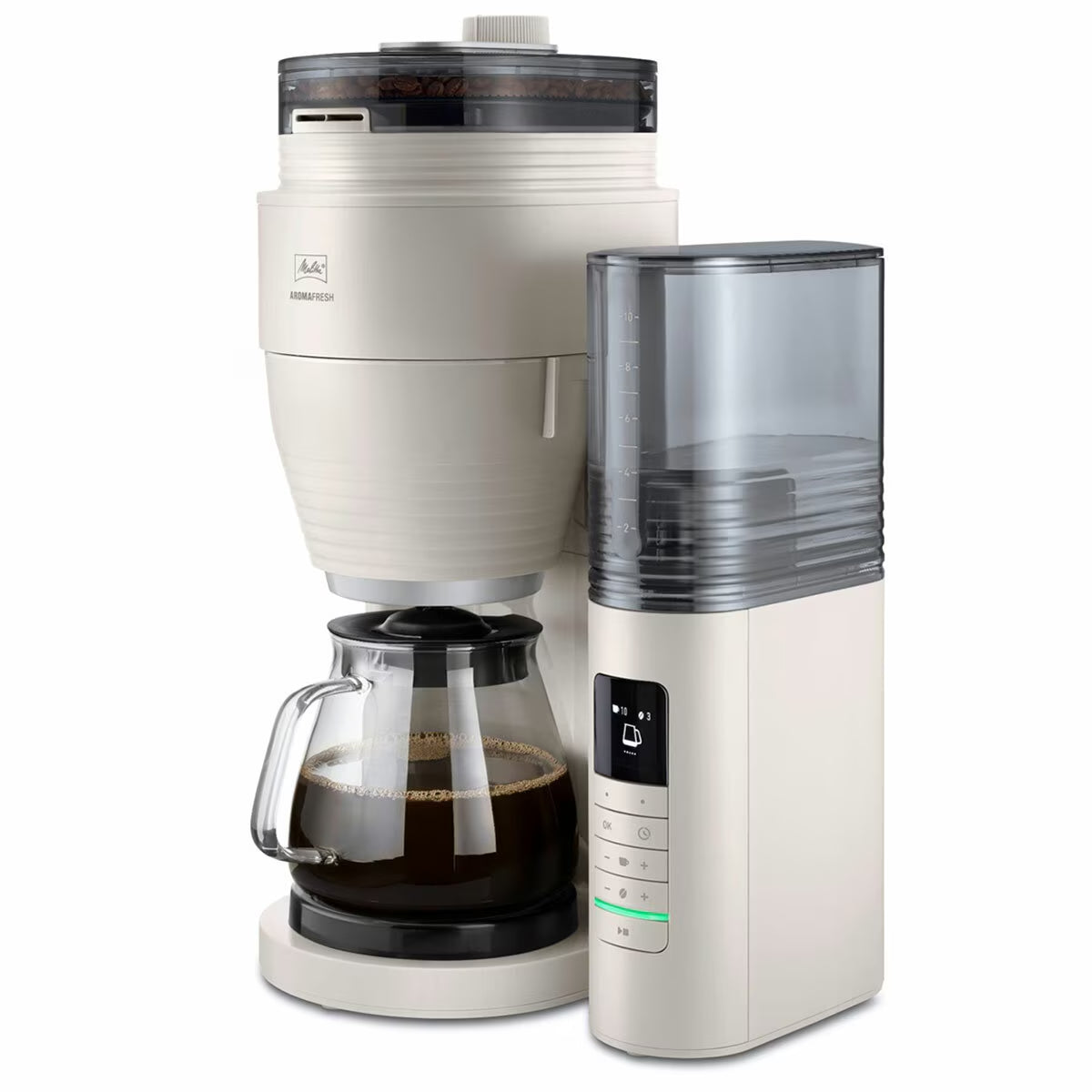 Melitta Aromafresh II Grind & Brew Pro X Glass Jug Filter Coffee Machine with Gr image 0