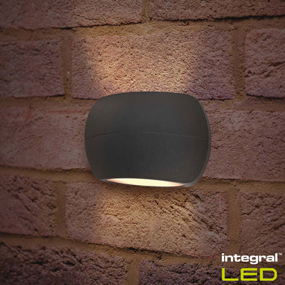 Integral Luxstone Outdoor Wall Light, 2 Pack image 0