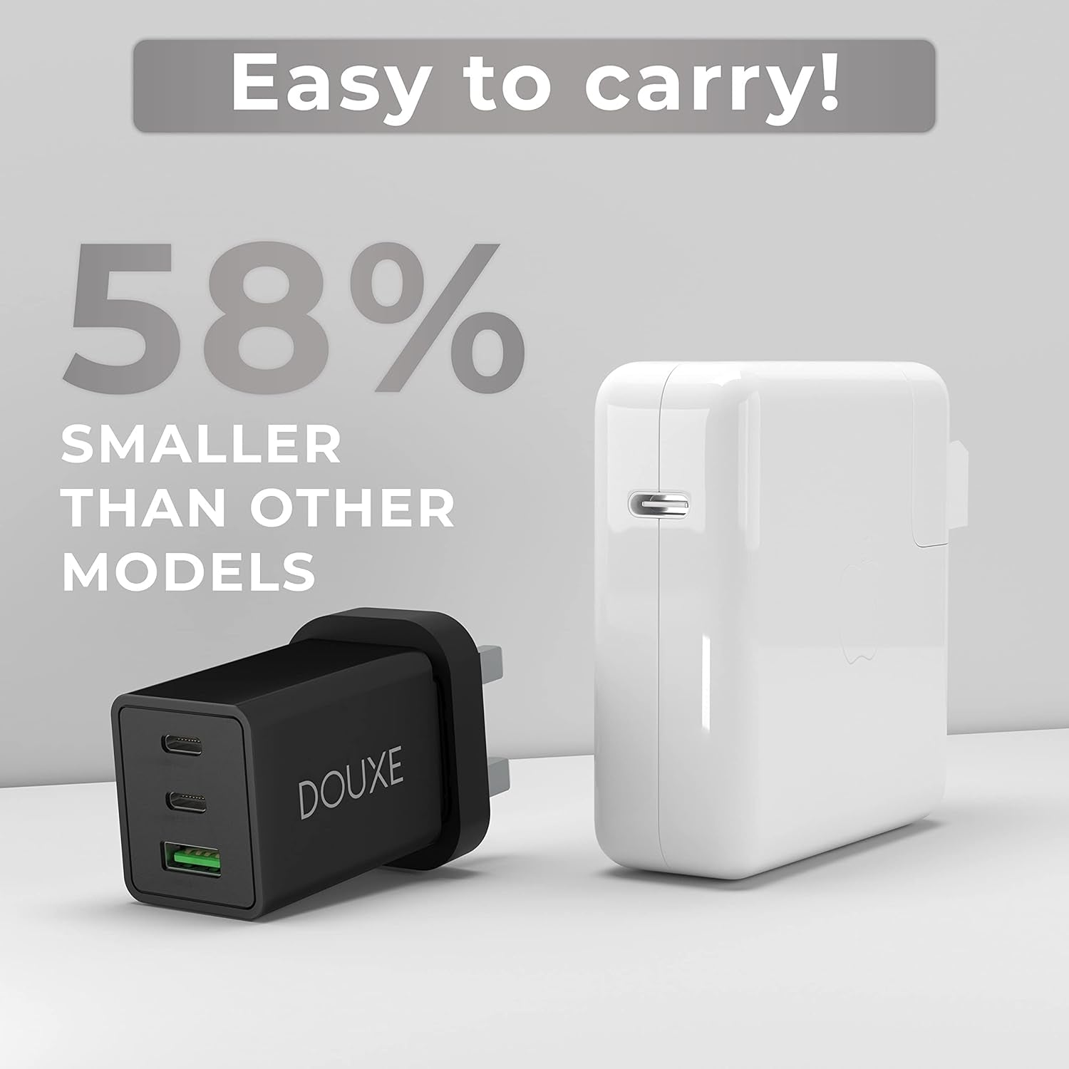 USB C Charger Plug (Parvus 67W), PPS 3-Port Fast Compact USB C Charger, Gan Charger for Macbook Pro/Air, Galaxys21/S22, Dell XPS, Iphone 14 and More