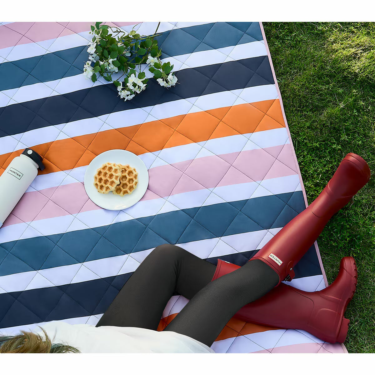 Hunter Green Outdoor Picnic Blanket