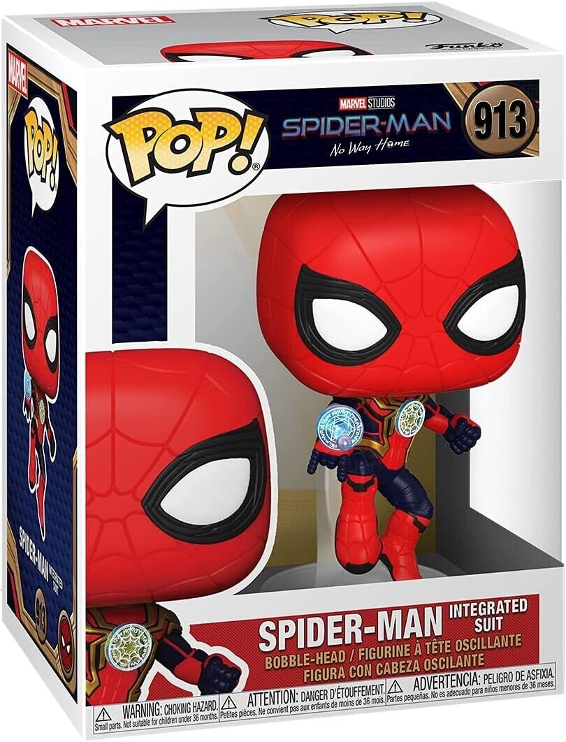 Funko Pop Marvel: No Way Home - Spider-Man in Integrated Suit #56829 image 1