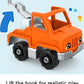 Fisher-Price Little People Toy Help and Go Tow Truck and Figure image 3
