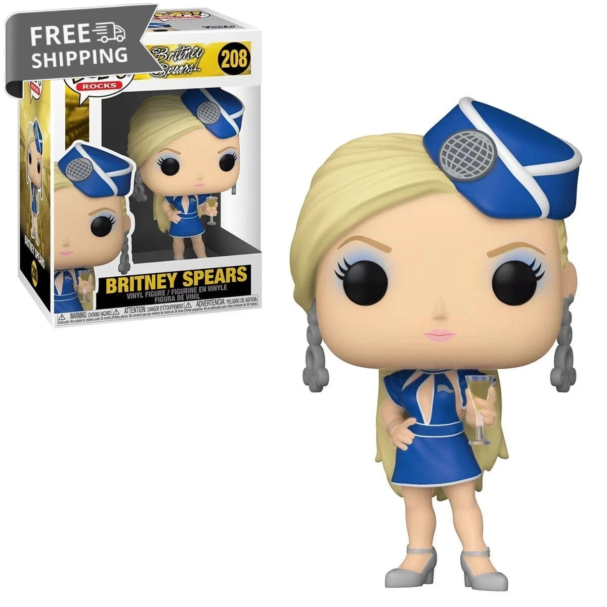 Funko Pop! Rocks: Britney Spears - Toxic Stewardess image 0