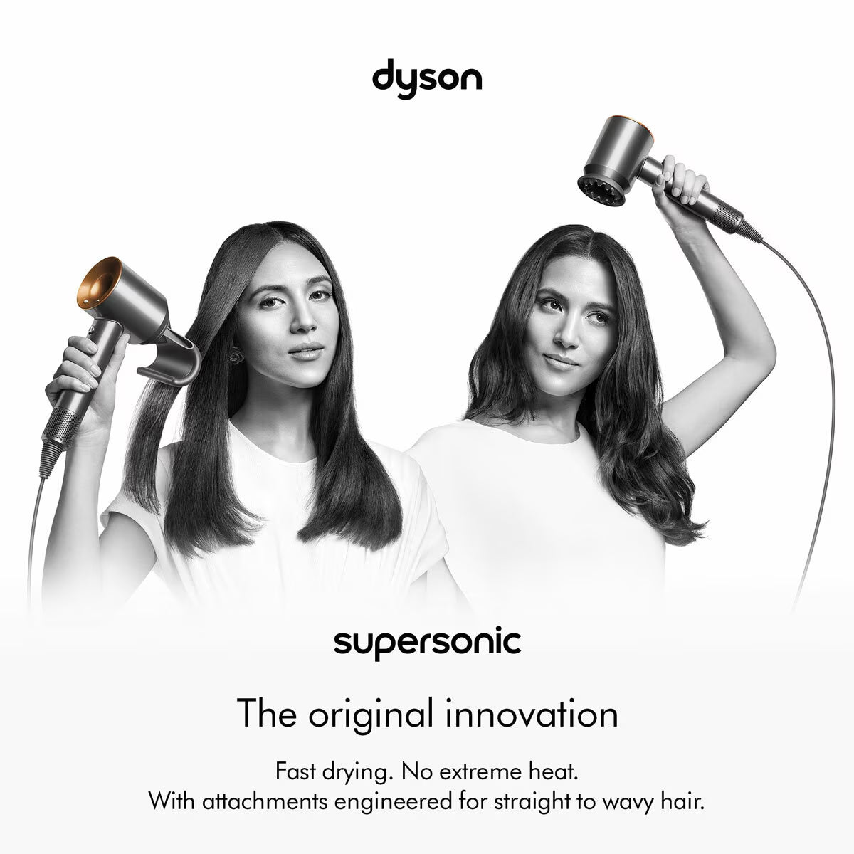 Dyson Supersonic Hair Dryer Straight+Wavy in Prussian Blue/Rich Copper