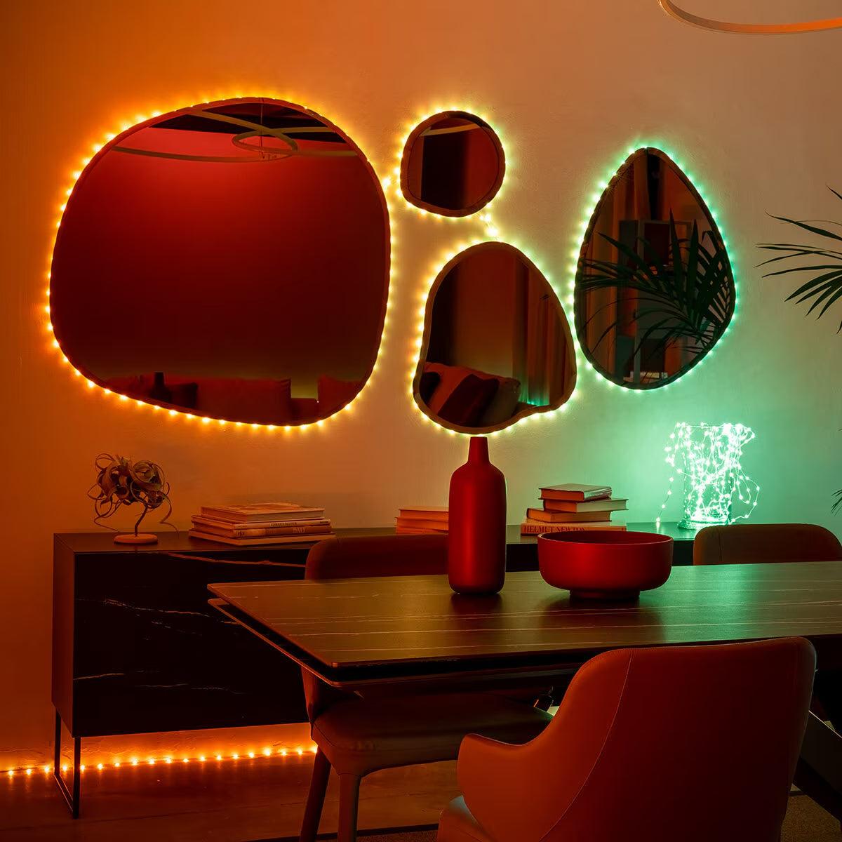 66 Ft (20M) Twinkly Generation II 400 App Controlled Multicolour Dots RGB LED Lights