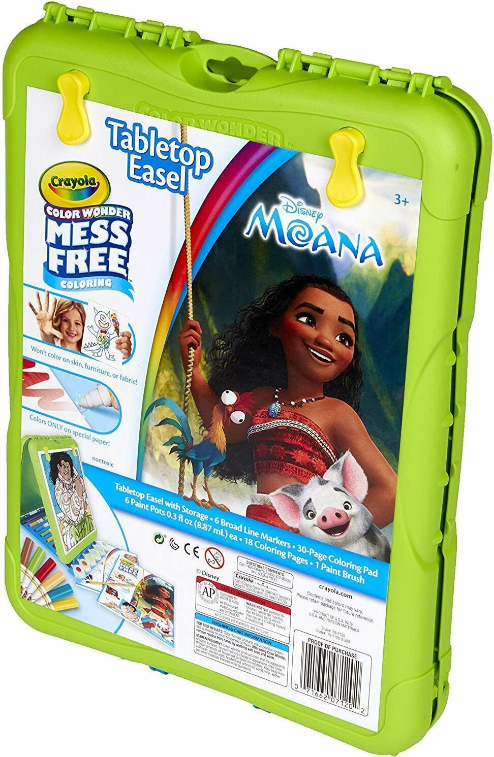 Crayola Disney Moana Tabletop Easel Kit +  Refill Book image 3