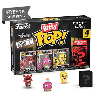 Funko Bitty POP! Five Nights at Freddy's Foxy, Cupcake, Chica, & Mystery image 0