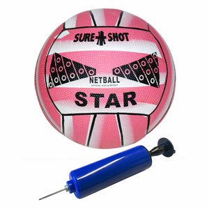 Sure Shot 10Ft (3.05 M) Easistore Netball Goal in Black/Red with Padding image 1