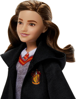 Harry Potter Toys, Hermione Granger Fashion Doll in Removable Signature Hogwarts Uniform with Wand Accessory, Inspired by the Movie, JGM19