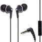 Panasonic Earphones with Microphone Black image 2