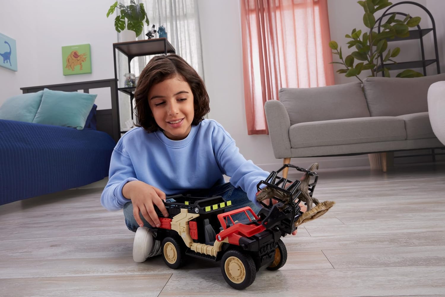 Matchbox RC Jurassic World Dino Catcher Truck – Remote Controlled image 1