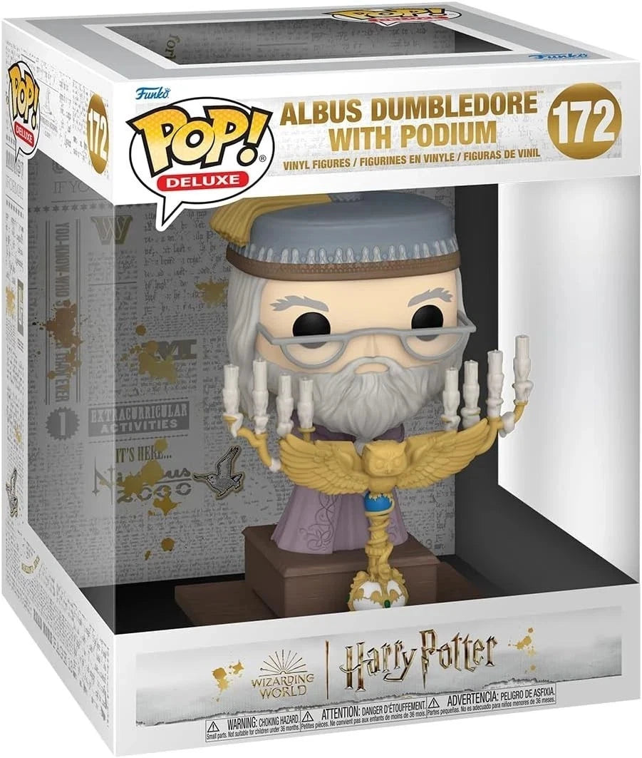 Funko POP! Deluxe: Harry Potter Prisoner of Azkaban Albus Dumbledore with Podium image 2