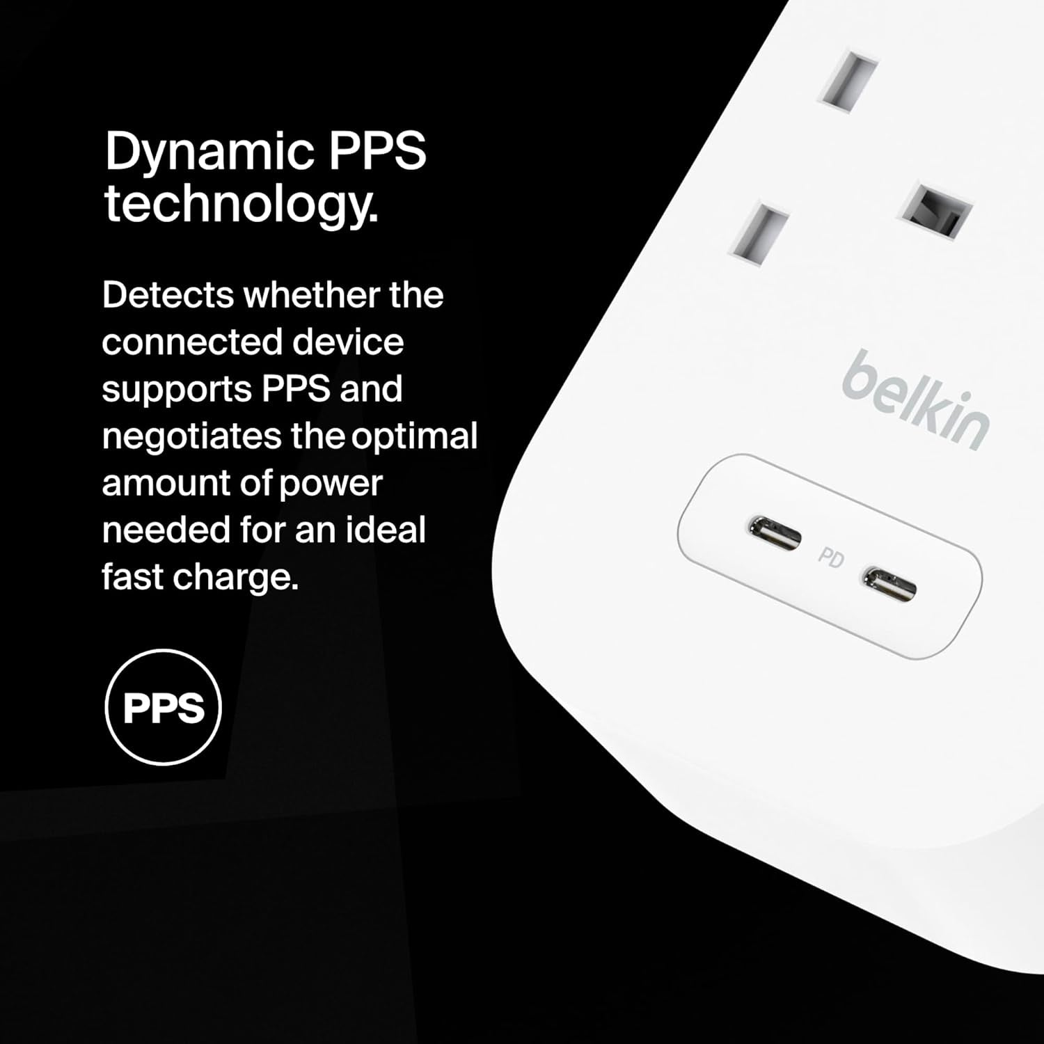 8-Outlet Surge Protector Power Strip, Wall-Mountable with 8 AC Outlets, 2M Power Cord, & Green Indicator Light - 2 USB-C Ports W/Usb-C PD Fast Charging - 900 Joules of Protection