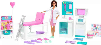 Barbie Fast Cast Clinic Doll & Playset image 0