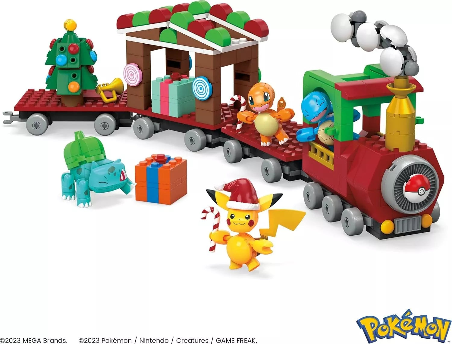 MEGA Pokémon Building Toys Set Holiday Train image 5