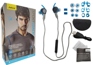 Jabra Sport Coach Activity Tracker; Built In Trainer Wireless Bluetooth Earbuds image 0