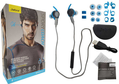 Jabra Sport Coach Activity Tracker; Built In Trainer Wireless Bluetooth Earbuds image 0