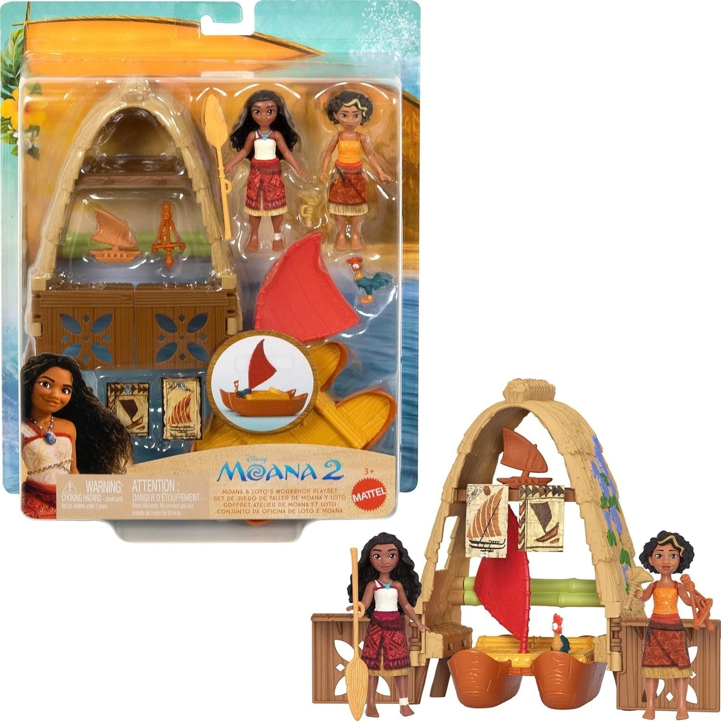 Disney Moana 2 Toys, Moana & Loto’s Workshop image 0