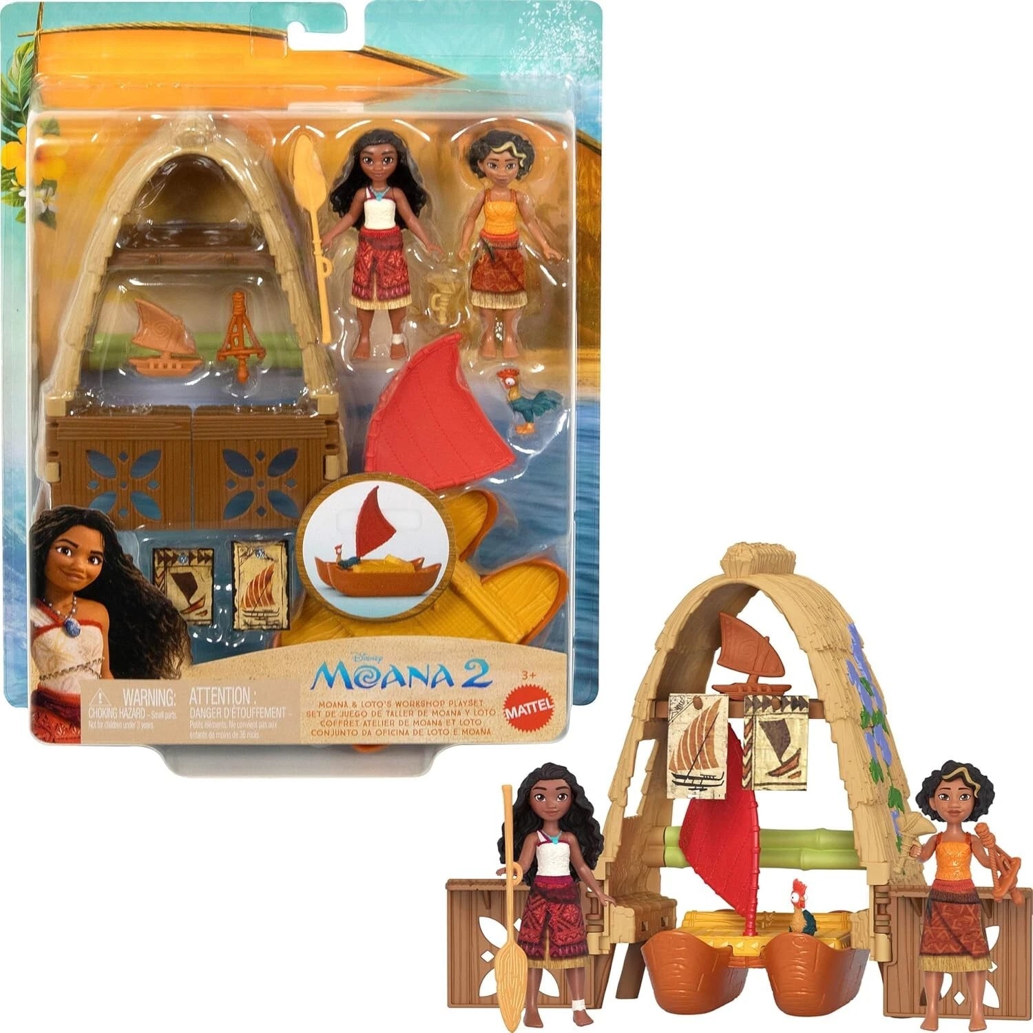 Disney Moana 2 Toys, Moana & Loto’s Workshop image 0