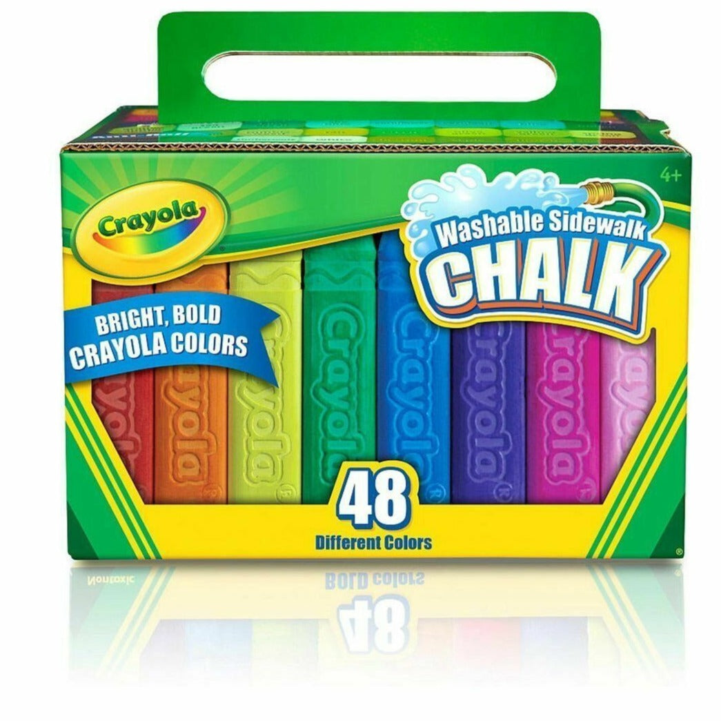Crayola Chalk Washable Anti-Roll 48-Piece image 0