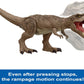 Mattel Jurassic World All-Out Attack T-rex Dinosaur Action Figure image 5