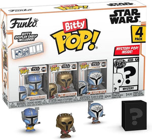 Funko Bitty Pop Mandalorian series- Heavy Infantry, Armorer, Bo-Katan & Mystery! image 0