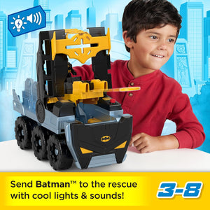 Imaginext DC Super Friends Batman Toy Transforming Bat-Tank with Lights Sounds & Figure for Pretend Play Kids Ages 3+ Years