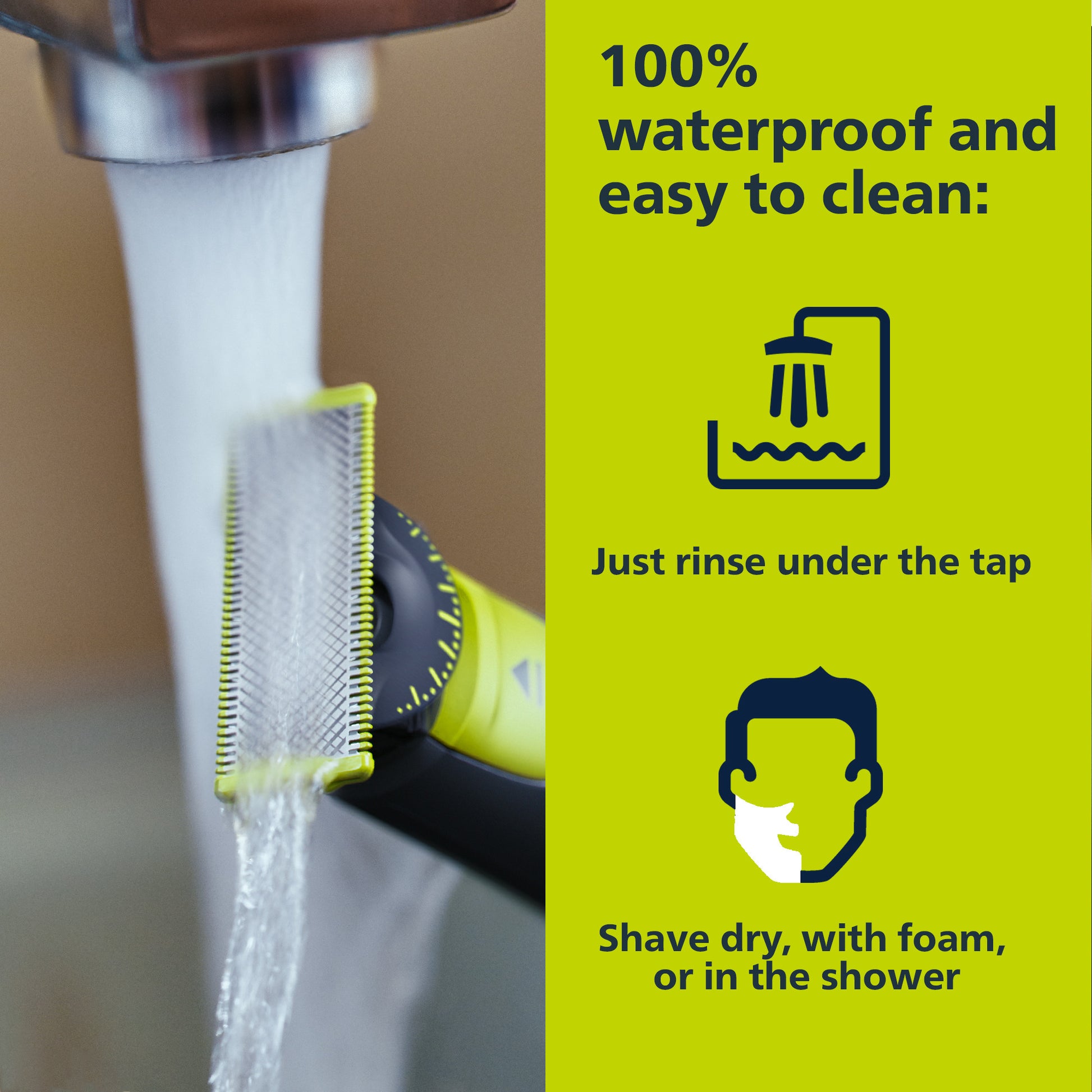 Philips Norelco QP2724/70 OneBlade 360 Blade Electric Trimmer image 6