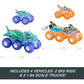 Hot Wheels Monster Trucks Big Rig & Truck Multipack Diecast Car 4-Pack image 1