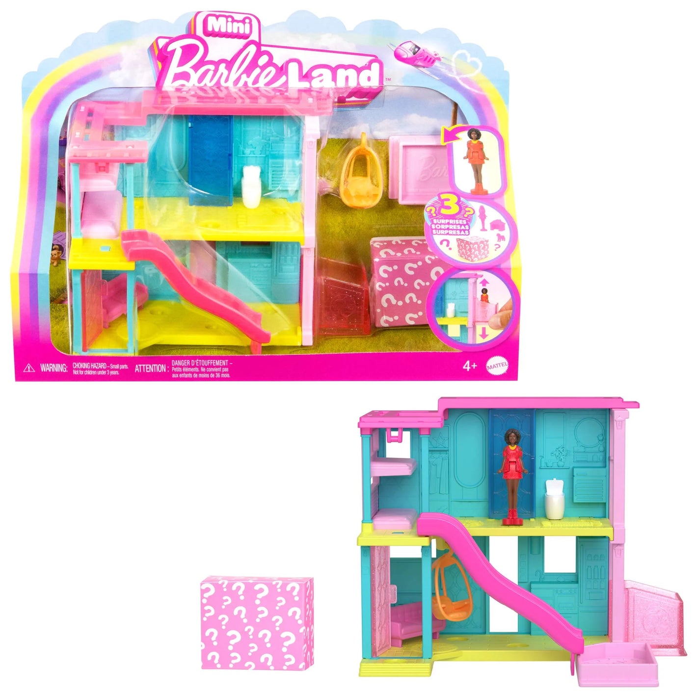 Barbie Mini BarbieLand Doll House Sets, Mini Dreamhouse & Surprise mini doll image 0