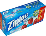 Ziploc Double Zipper 3.5 L, 52-Storage Bags: Secure Seal for Food Preservation image 0