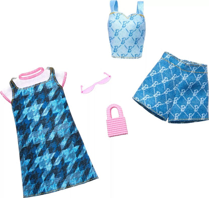 Barbie Fashions 2-Pack Clothing Set, Denim Outfits image 0
