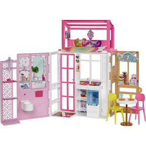 Maison de poupée Barbie à 2 niveaux