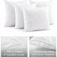 20x20” Duck Feather Cushion Pillow (50x50cm) – Cotton Cover Cushion Inners