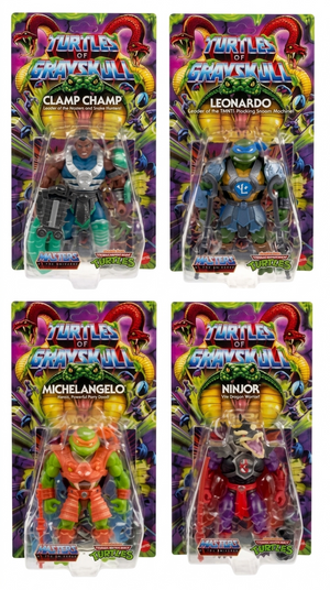 Masters of the Universe Origins Turtles of Grayskull | Posable Action Figure | 14 cm | 16 Points of Articulation