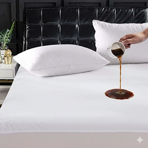 King Size 150x200 Waterproof Mattress Protector Cotton Skirt Cover Antibacterial