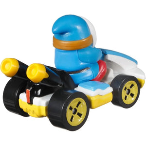 Hot Wheels Mario Kart Shy Guy Standard Kart (Light Blue) | 1:64 Scale Die-Cast | Hot Wheels Track Compatible | Ages 3+