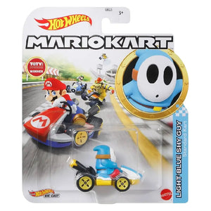 Hot Wheels Mario Kart Kart Shy Guy bleu clair standard