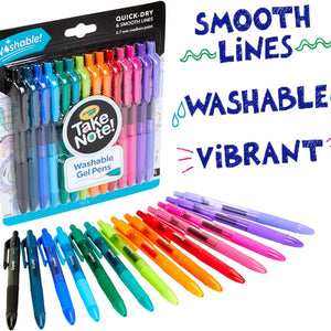 Crayola Coloured Gel Pens 24 Count