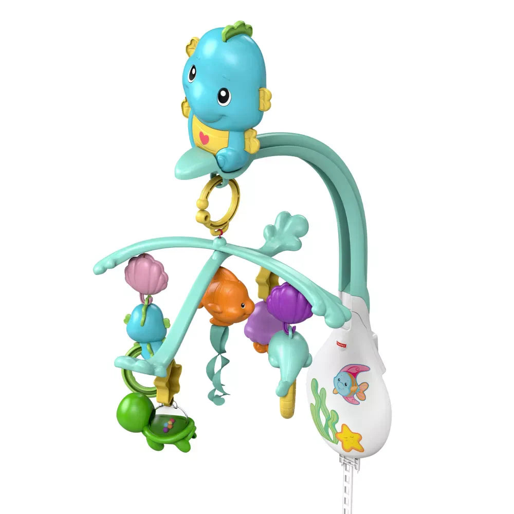 Mobile Hippocampe 3-en-1 Fisher Price Soothe & Play
