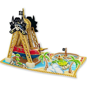 Jeu de construction de puzzle 3D : Créez un bateau pirate