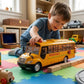Grand autobus scolaire jaune