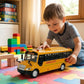 Grand autobus scolaire jaune