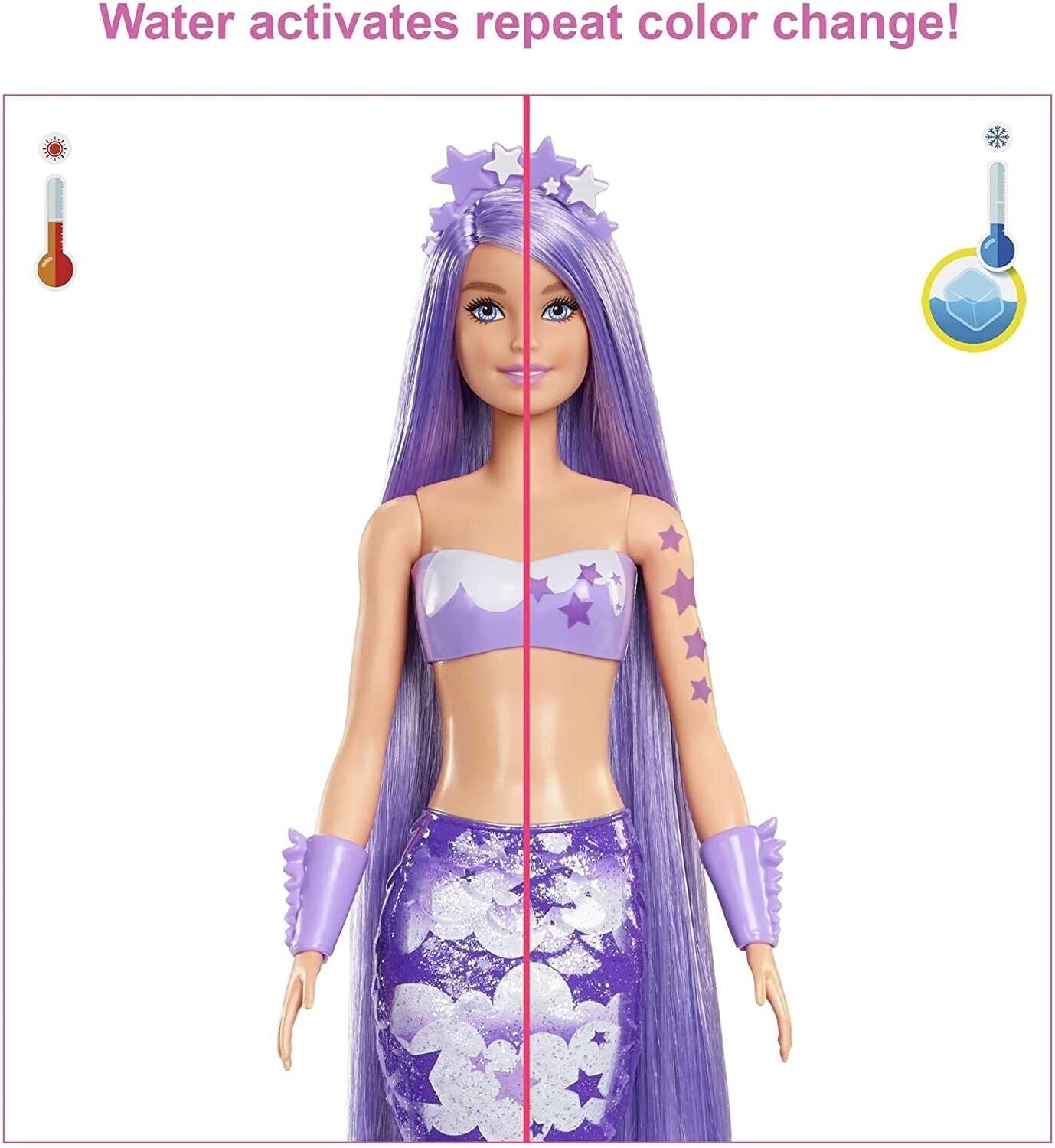 Barbie Color Reveal Mermaid Doll image 5