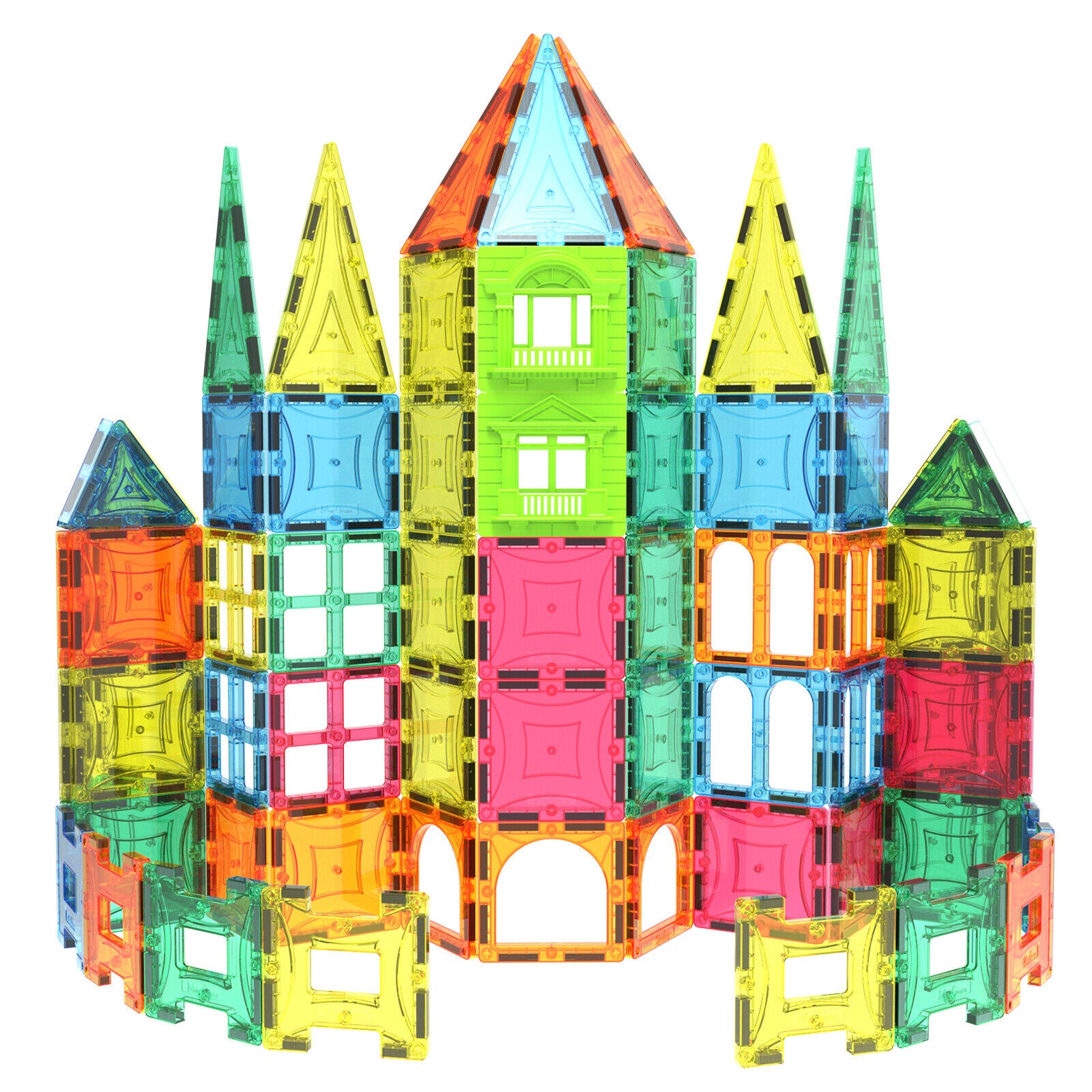 Magnet Building Tiles 102 Piece Set image 1