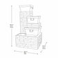34.5" (86Cm) Brick Tiered Outdoor Fountain with Leds