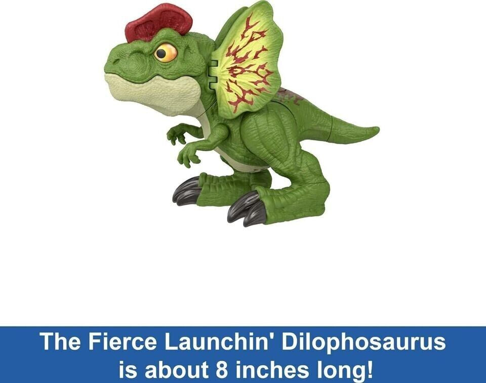 Jurassic World Dinosaur Sound Toy, Uncaged Fierce Launchin Dilophosaurus Figure image 5