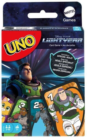 Mattel Games UNO Disney and Pixar Lightyear Card Game image 0