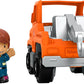 Fisher-Price Little People Toy Help and Go Tow Truck and Figure image 4