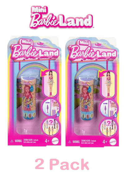 Mini poupées BarbieLand Colour Reveal avec révélation surprise